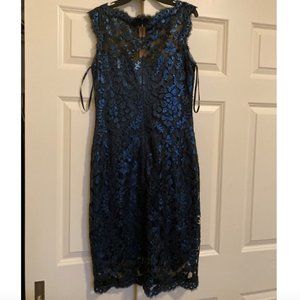 Tadashi Shoji Navy Lace Dress